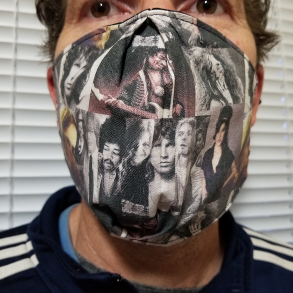 Hand Crafted Other - Men's 27 Club Custom Facemask 2 Layer Homemade